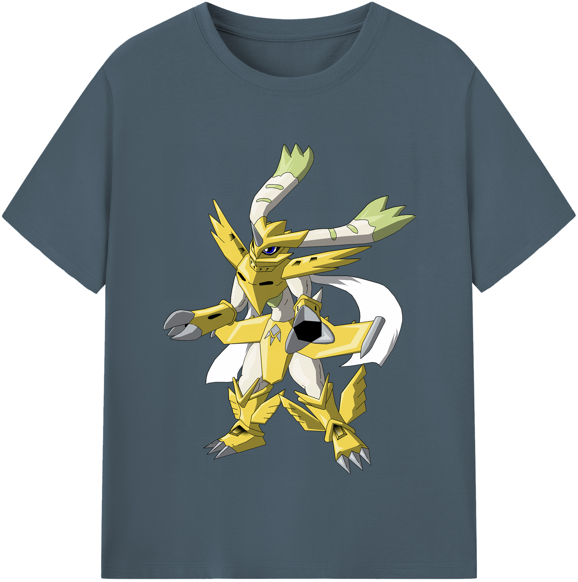 （画像用） Digimon デジタルモンスター/デジモン 綿100％半袖Tシャツ（フロントプリント）
